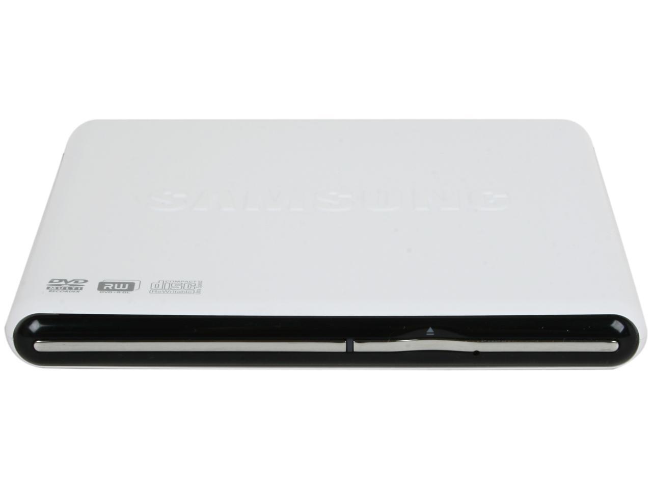 SAMSUNG USB 2.0 Slim External DVD Writer (White) Model SES084D/TSWS