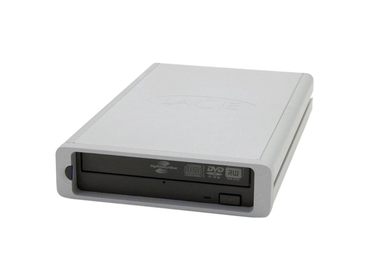 LACIE IEEE 1394 / USB 2.0 External DVD Burner Model 300785