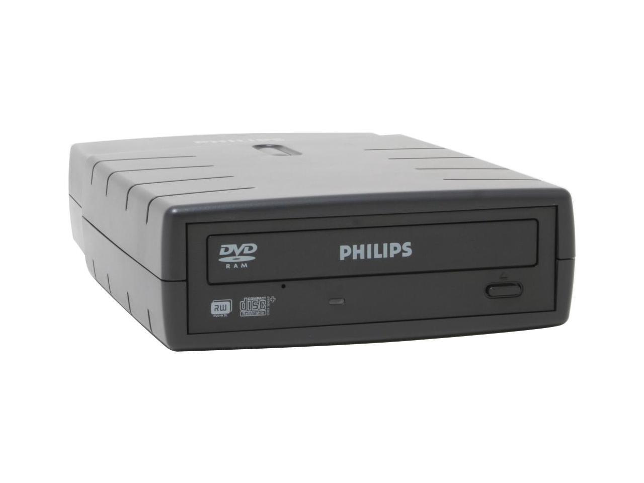 PHILIPS Black 16X DVD+R 8X DVD+RW 8X DVD+R DL 16X DVDR 6X DVDRW 5X
