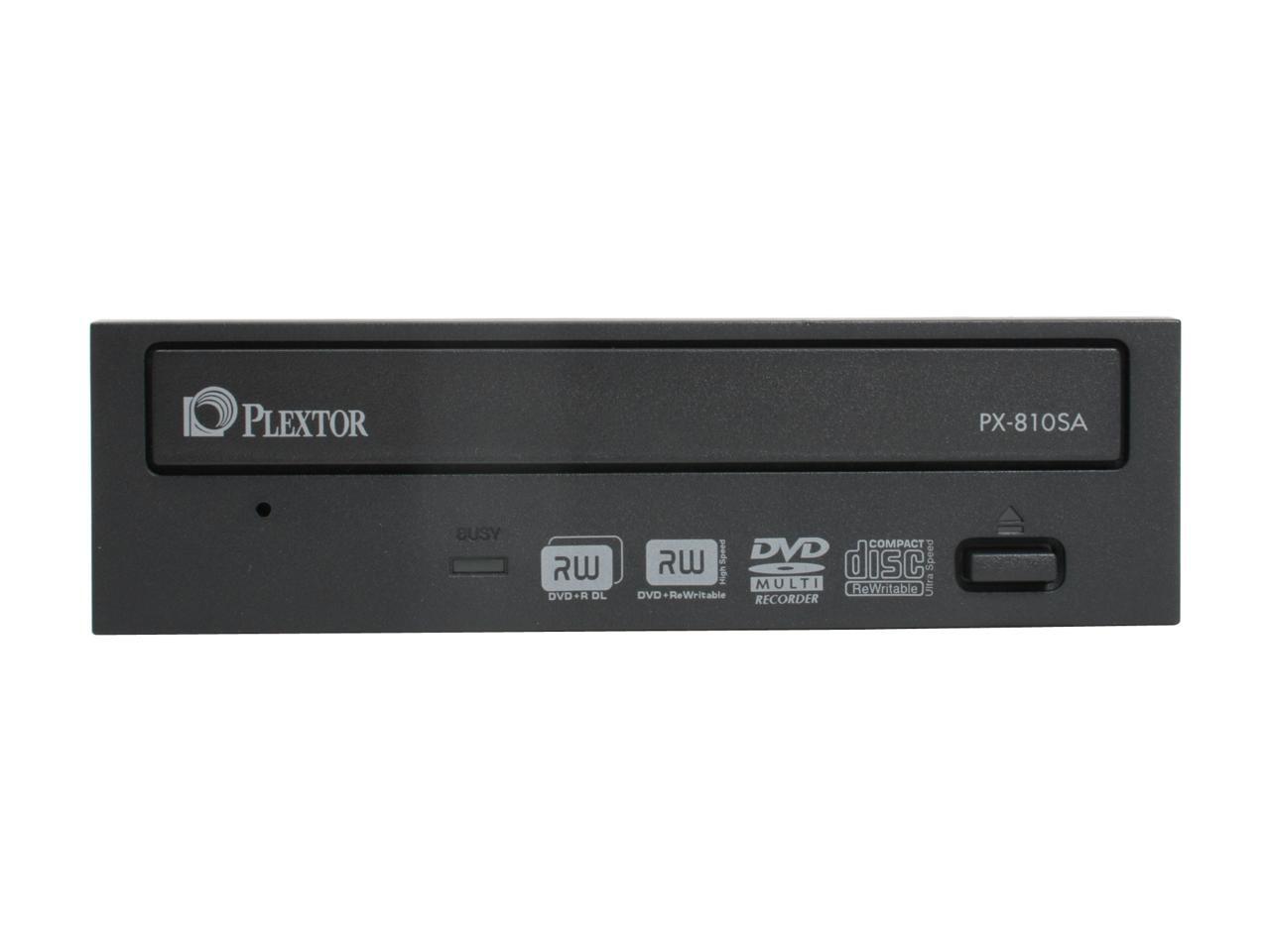 PLEXTOR 18X DVD±R Super Multi DVD Burner Black SATA Model PX810SA/IBP