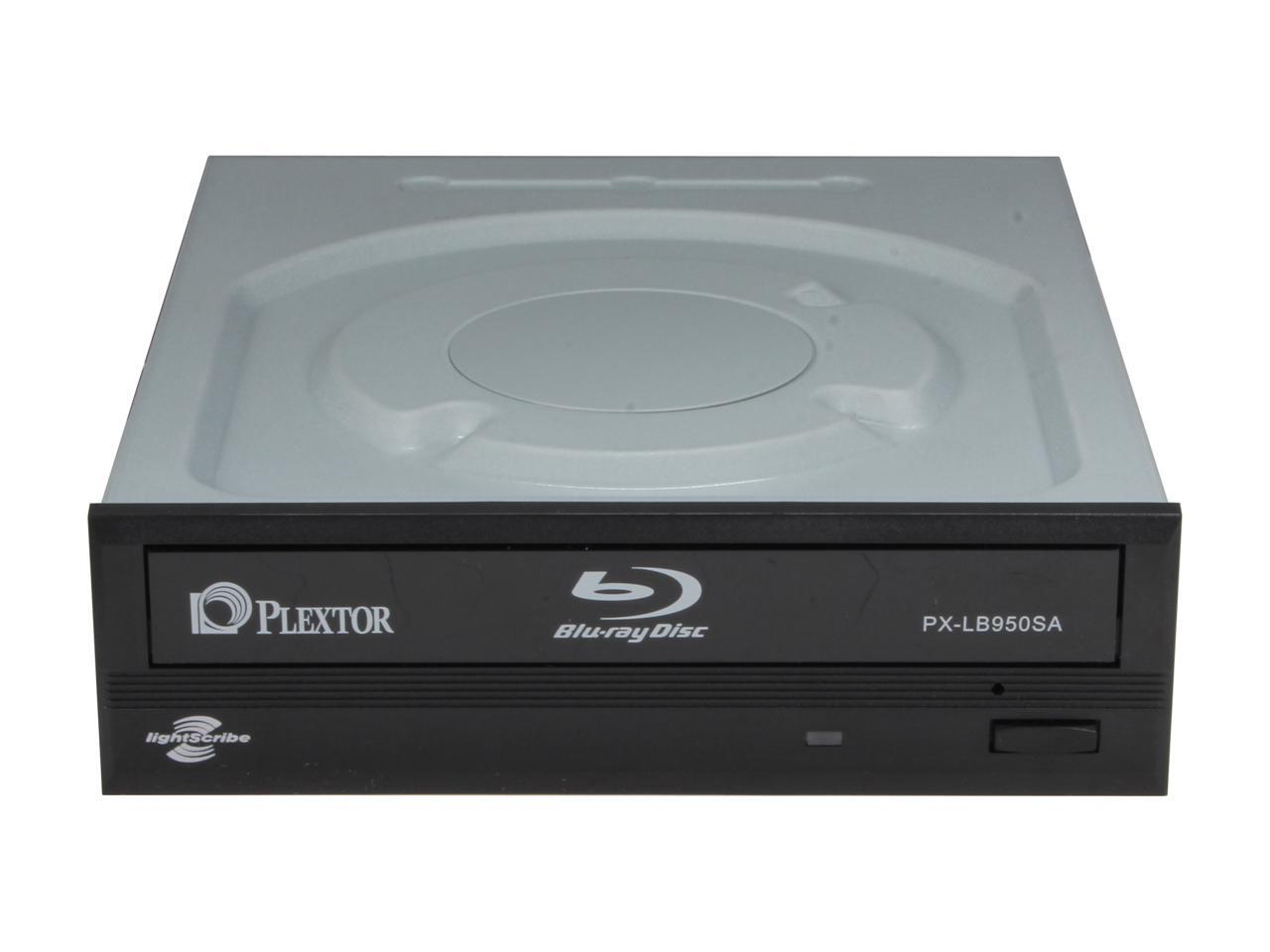 PLEXTOR Black 12X Bluray Writer SATA PXLB950SA LightScribe Support