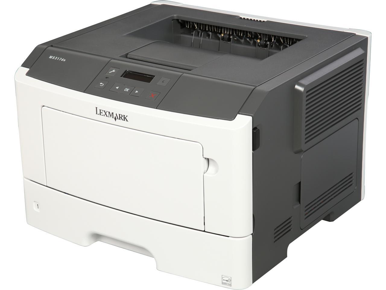 Принтер lexmark ms317dn застряла бумага