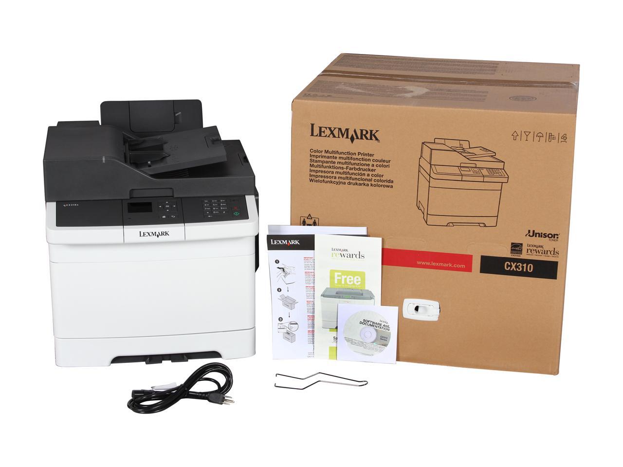Lexmark CX310N (28C0500) Color Multifunction Laser Printer
