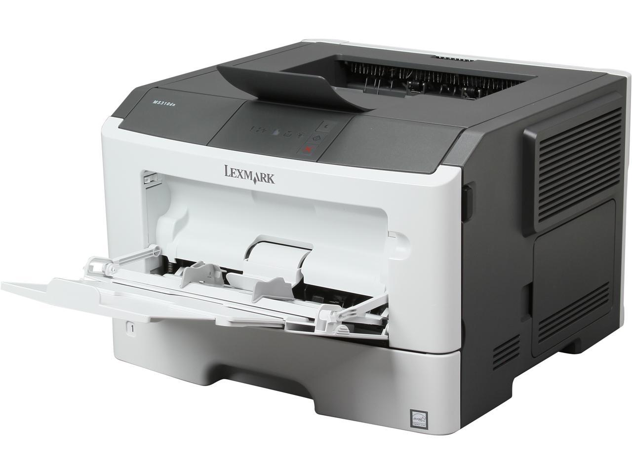 Lexmark MS310dn Workgroup Monochrome Ethernet (RJ-45) / LPT / USB Laser ...