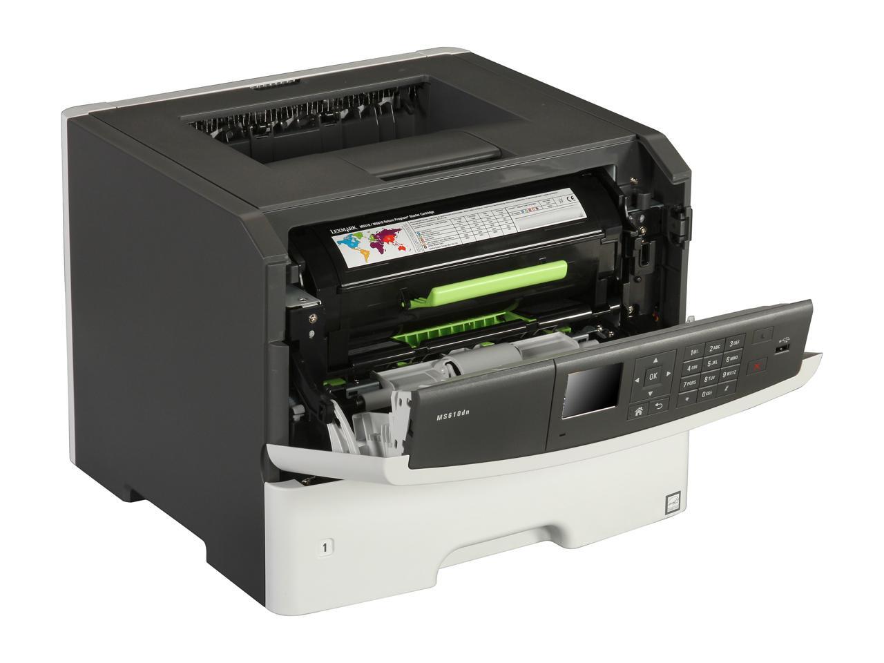 Lexmark MS610dn Workgroup Monochrome Laser Laser Printer Newegg.ca