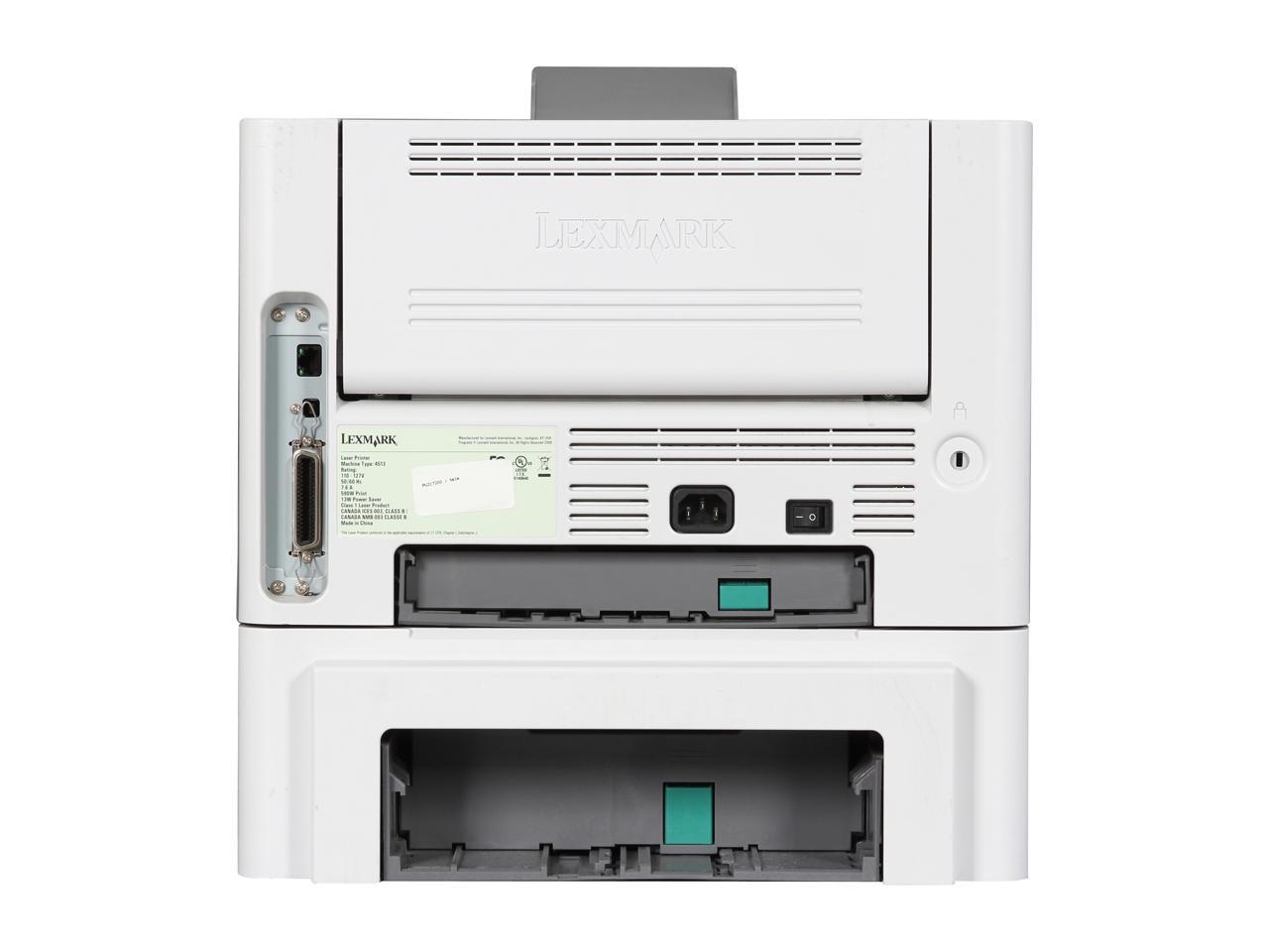 Как подключить принтер lexmark e460dn