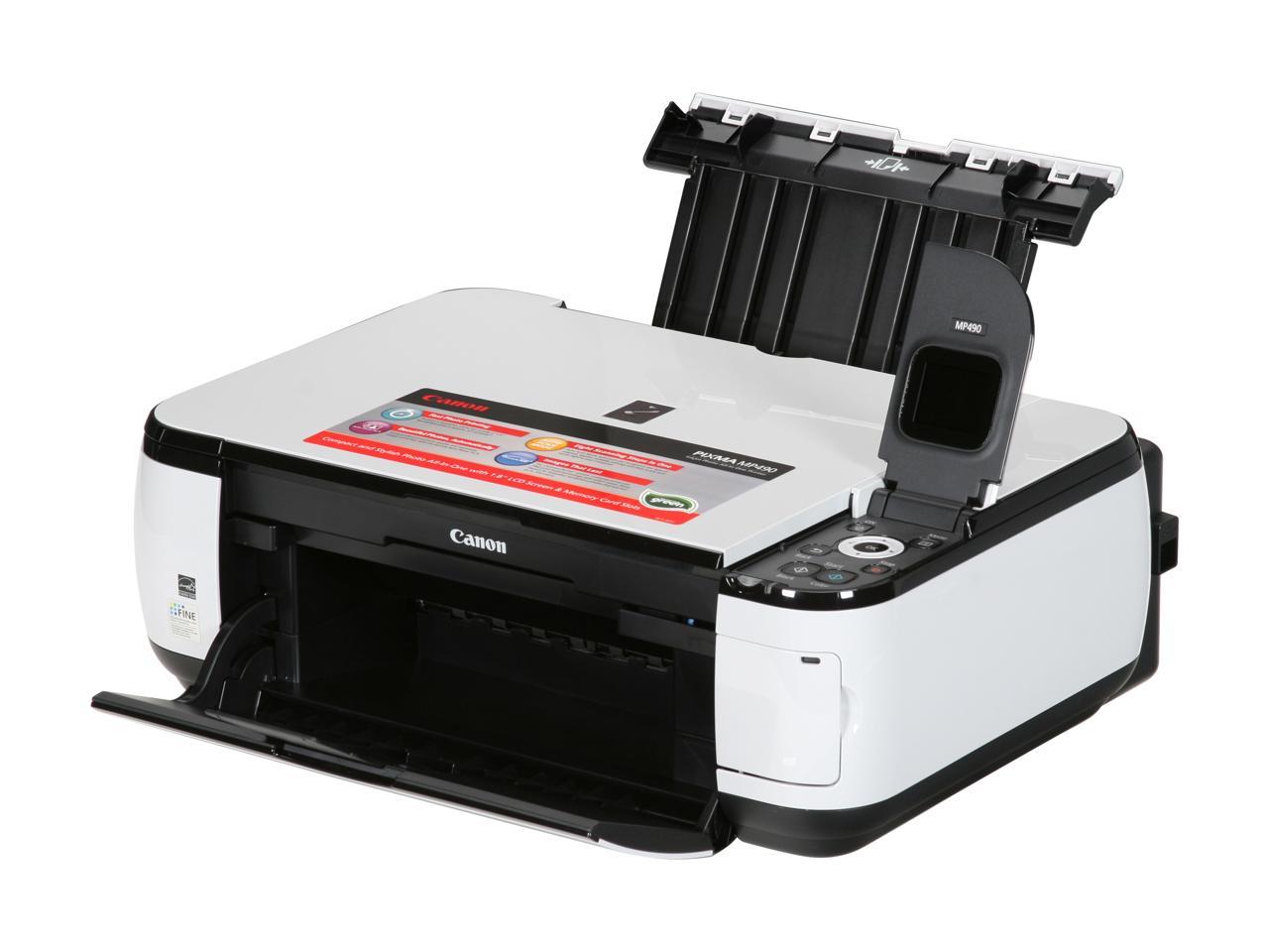 Canon PIXMA MP490 3745B002 InkJet MFC All-In-One Color - Newegg.com
