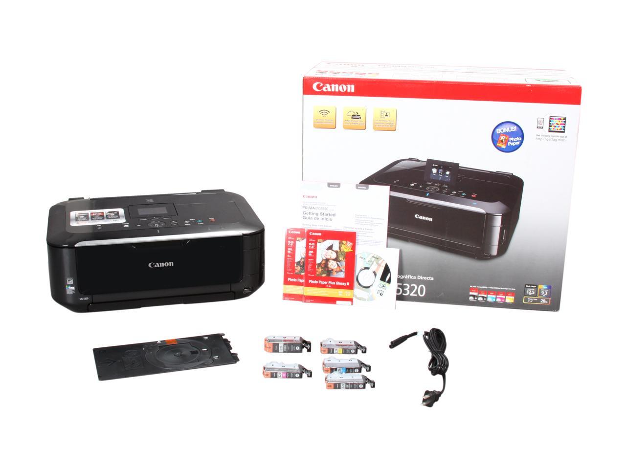 Canon PIXMA MG5320 USB / WiFi InkJet MFC / AllInOne Color Printer