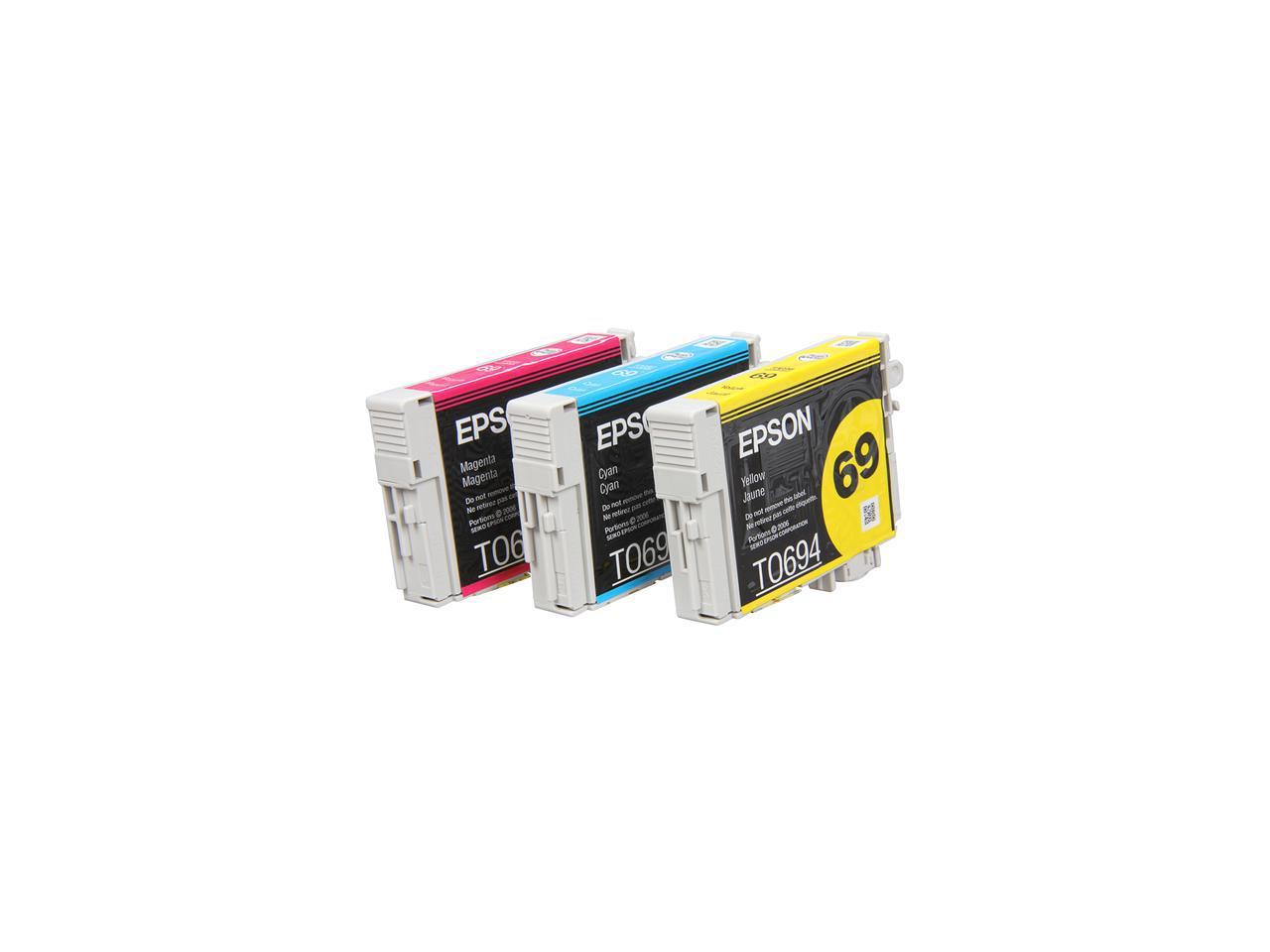 Epson 69 T069520 Color Durabrite Ink Cartridge For Epson Stylus Cx5000 Cx6000 Cyan Magenta 7499