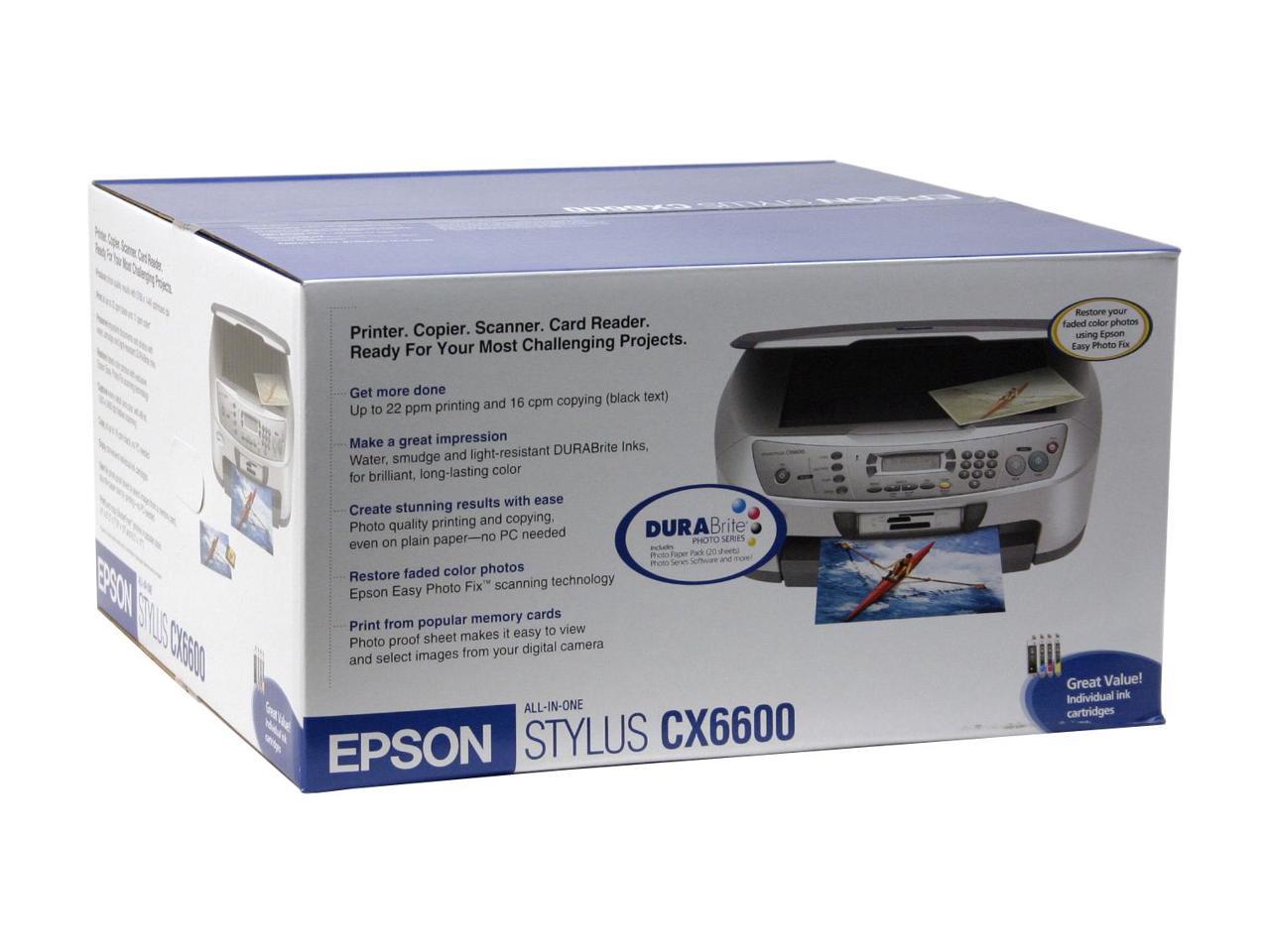 Принтер epson stylus cx6600 не печатает