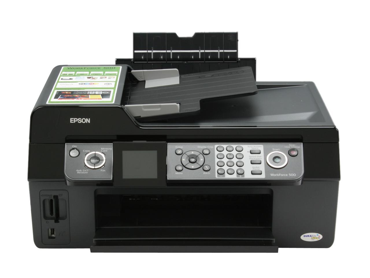 EPSON WorkForce 500 USB InkJet MFC / All-In-One Color Printer - Newegg.com