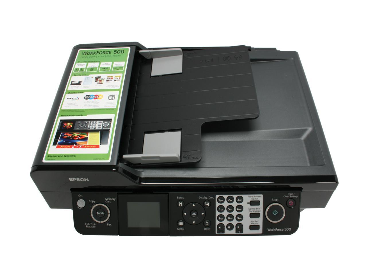 EPSON WorkForce 500 USB InkJet MFC / AllInOne Color Printer