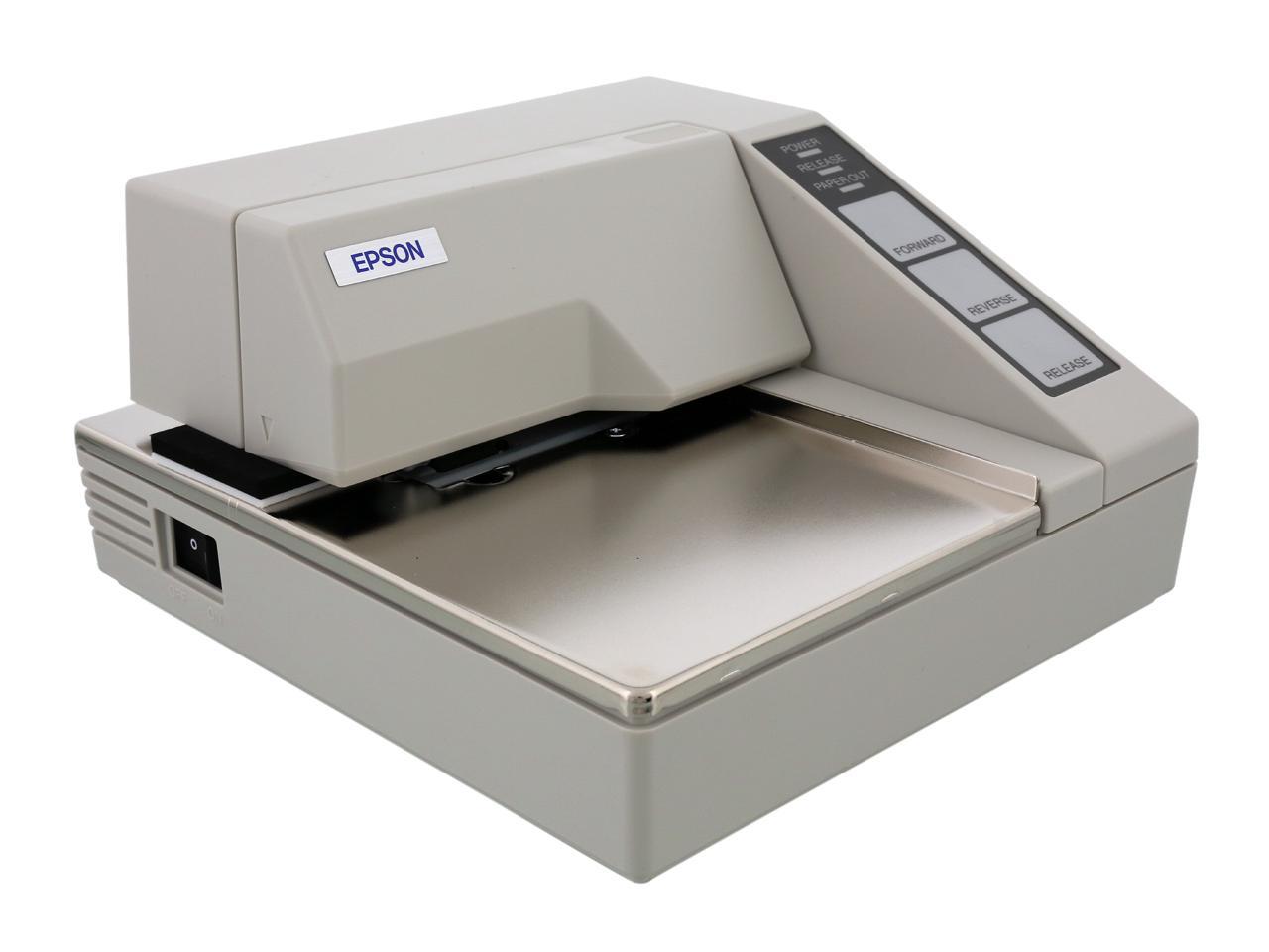 Epson TM-U295-272 Receipt Printer 7-pin NO Power Supply Included Dark Gray C31C163272 0 lpm Mono Serial 