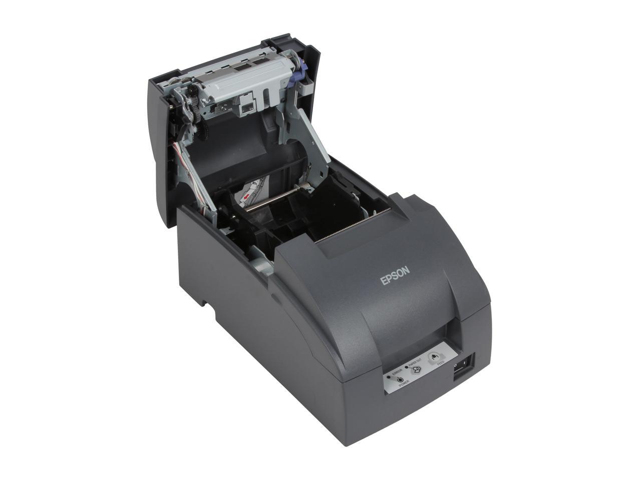 Epson Tm U220b Receiptkitchen Impact Printer With Auto Cutter Dark Gray C31c514653 Neweggca 7012