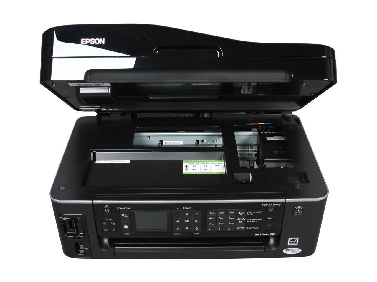 EPSON WorkForce 610 C11CA50201 (RJ45) / USB / WiFi InkJet