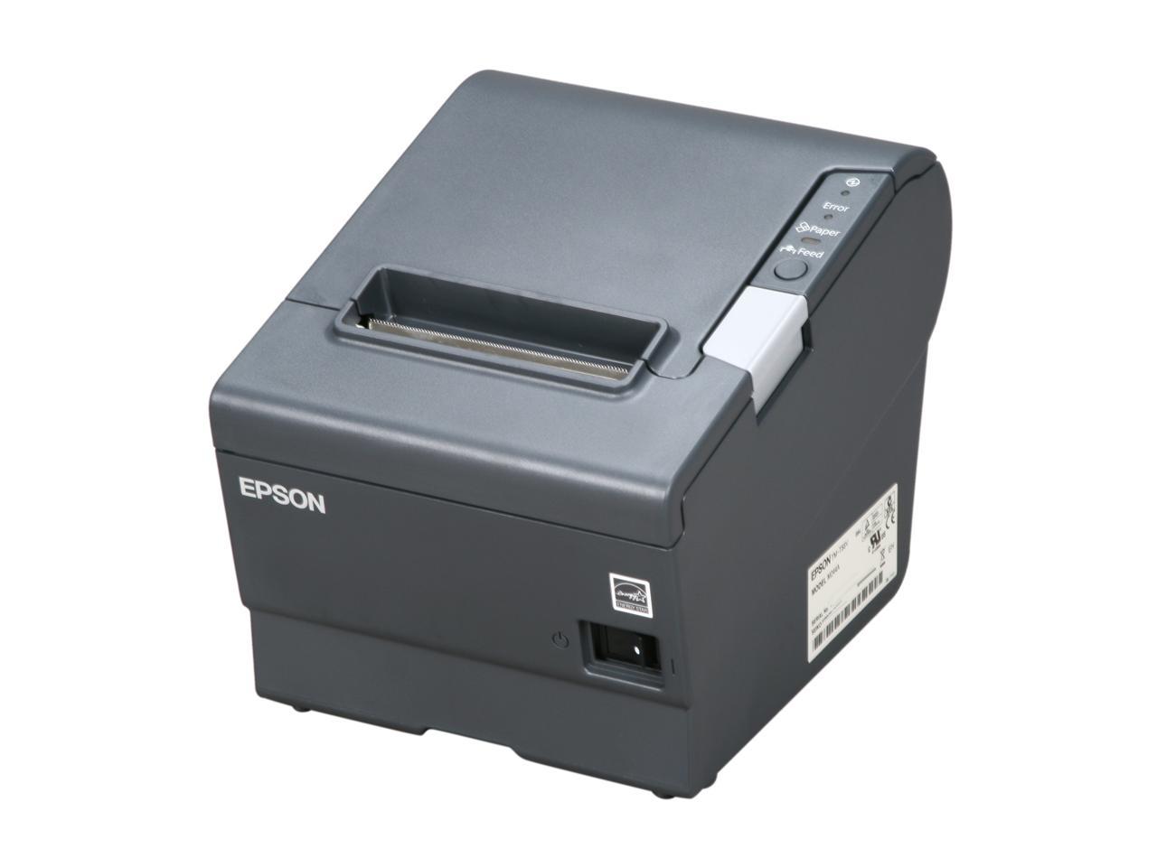 Epson Network Thermal Receipt Printer TM-T88V POS W/ Ethernet & AC adapter 