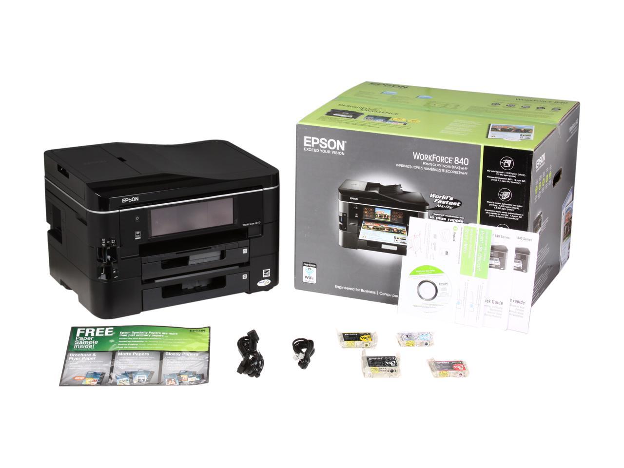 EPSON WorkForce 840 C11CA97201 (RJ45) / USB / WiFi InkJet