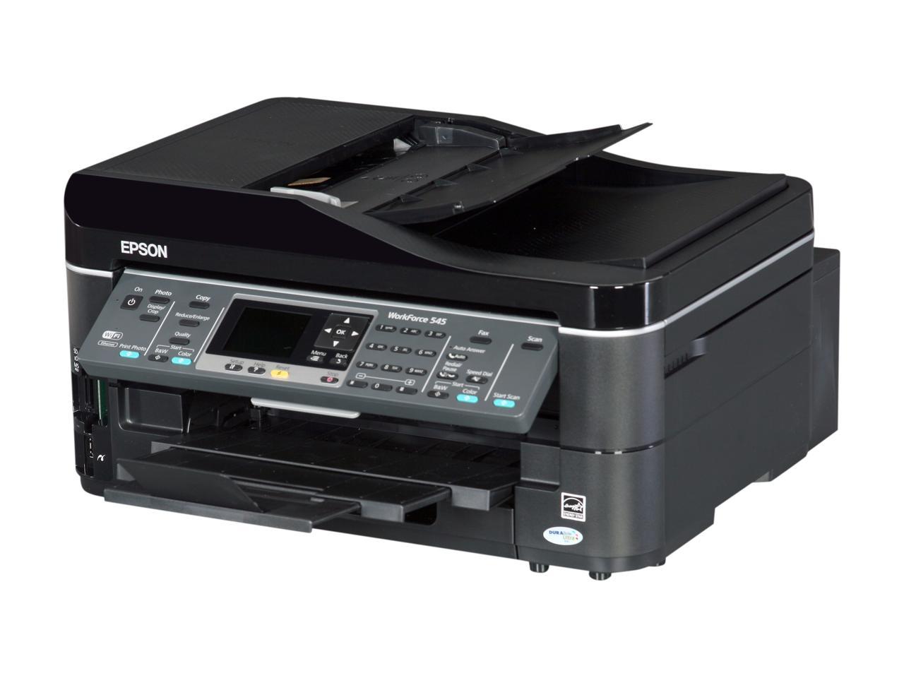 Epson Workforce 545 C11cb88201 Wireless Micropiezo Inkjet Mfc All In One Color Printer Neweggca 2439