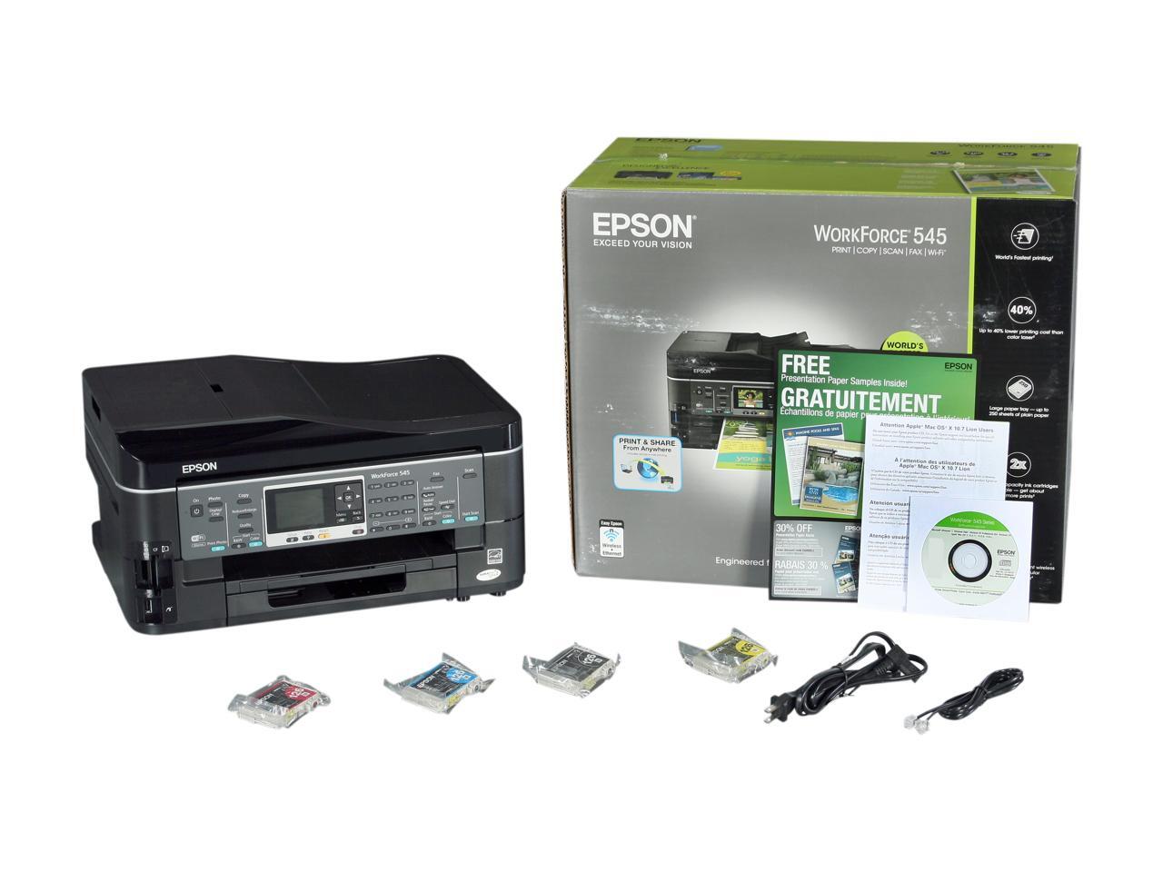 EPSON WorkForce 545 C11CB88201 (RJ45) / USB / WiFi