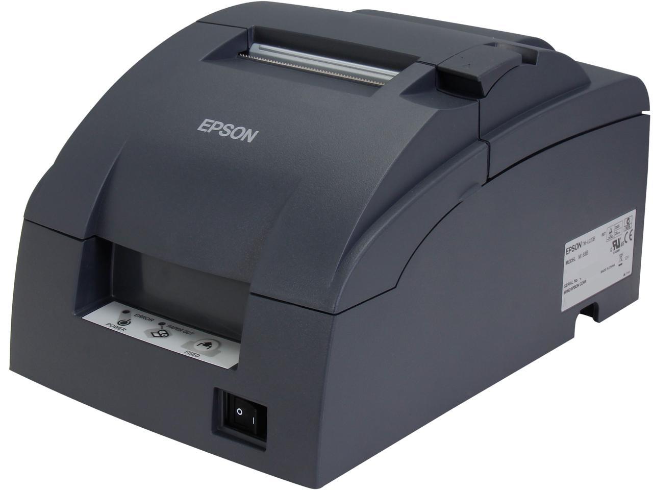 Epson Tm U220b Dot Matrix Printer Monochrome Desktop Receipt Print Neweggca 3021