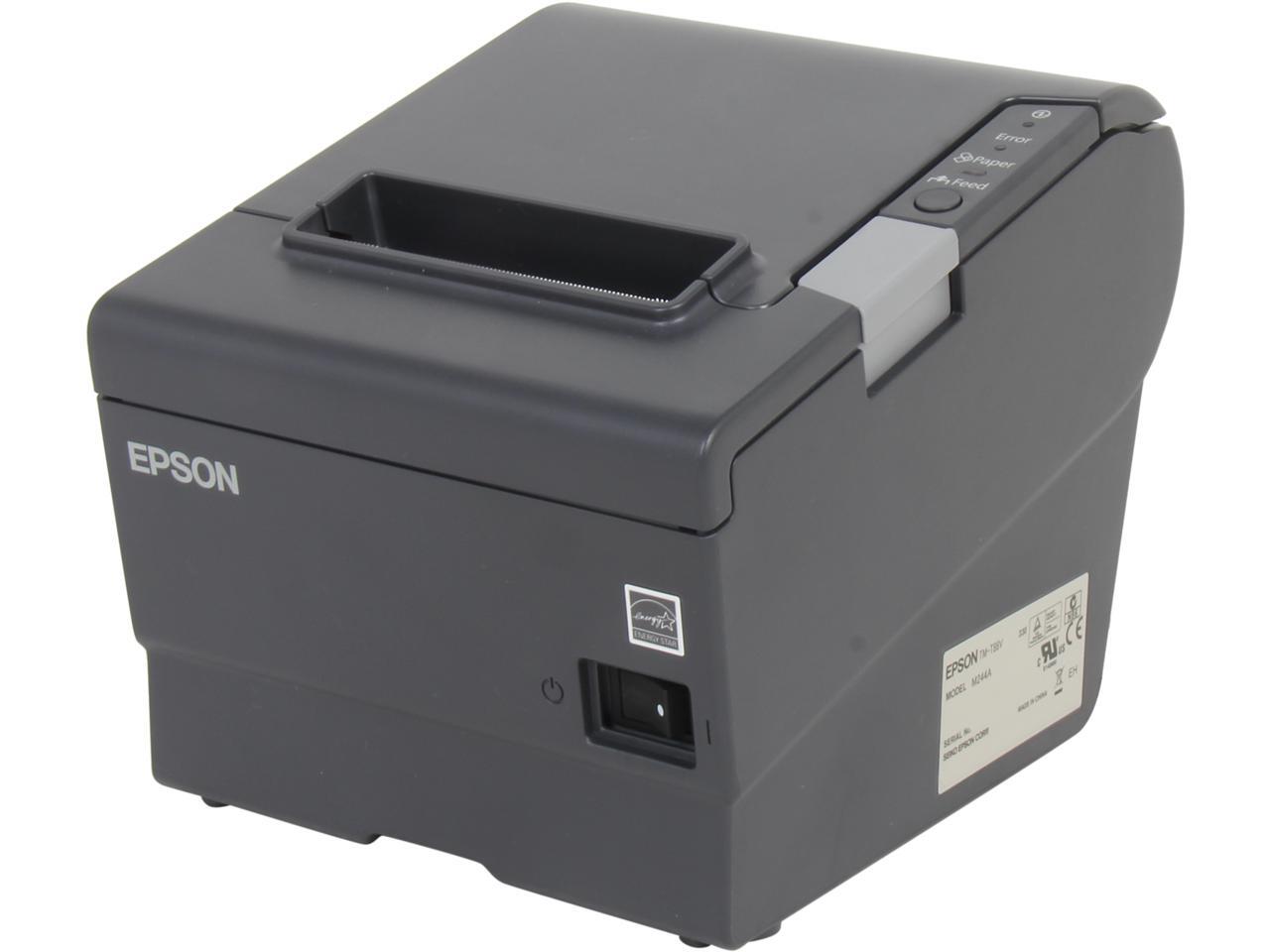 Epson C31CA85330 TMT88V POS Thermal Receipt Printer Gray,