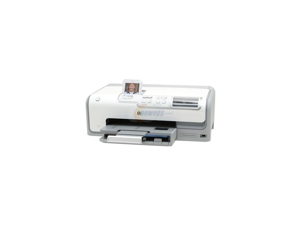 Hp Photosmart D7160 Q7047a Ethernet Rj 45 Usb Inkjet Photo Color Printer Neweggca 6399