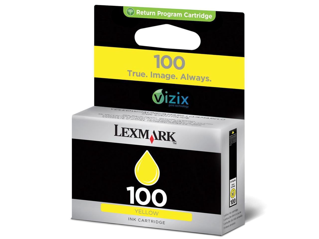 Lexmark 100 Return Program Ink Cartridge - Yellow - Newegg.com