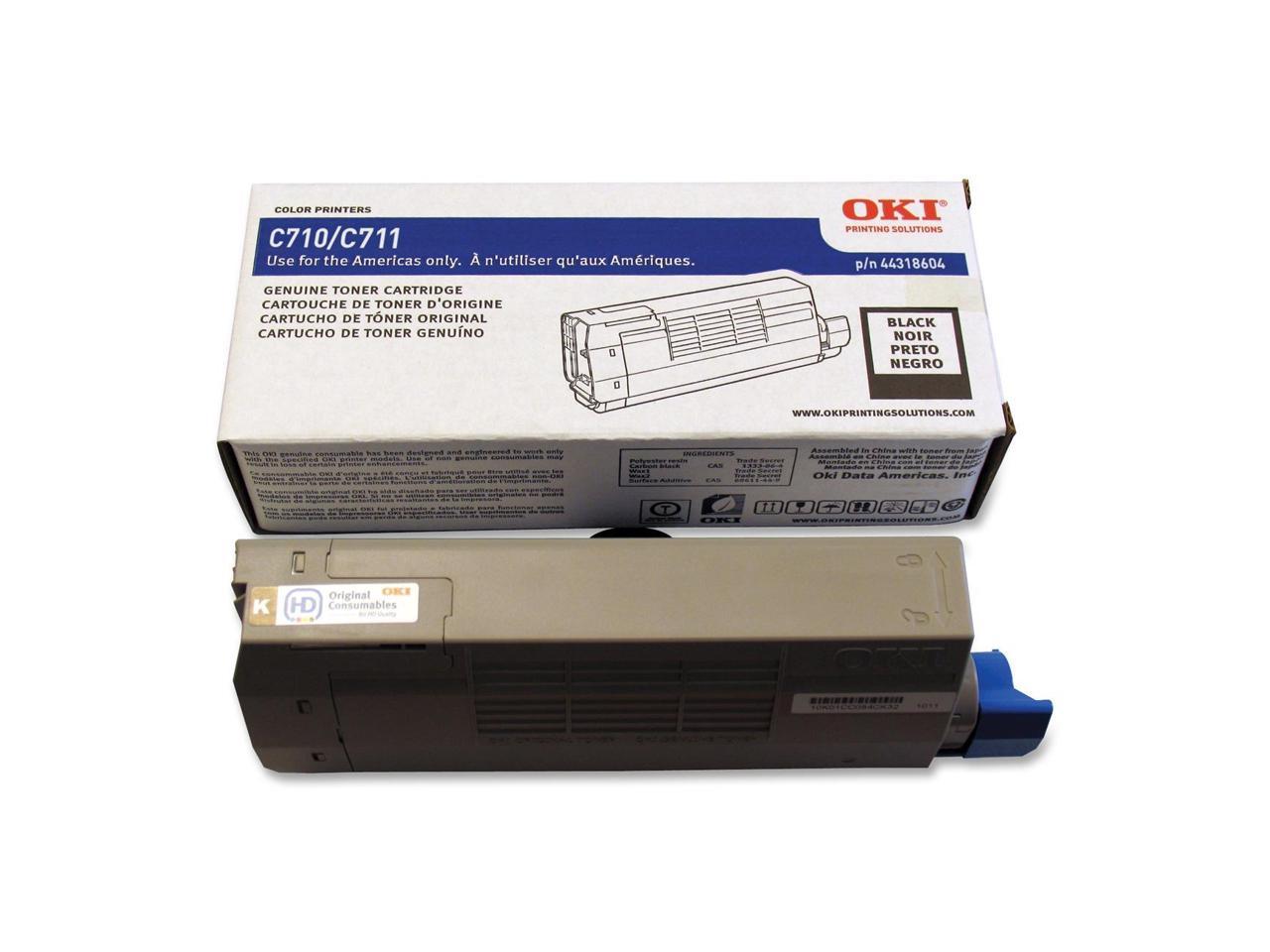 Oki Data High Yield Toner Cartridge Black Newegg Com