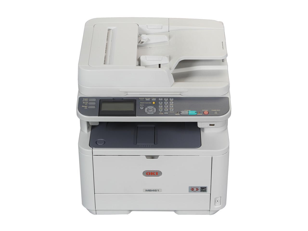 OKIDATA MB461 MFP 3 In One Up To 35 Ppm Mono LED Network Printer 