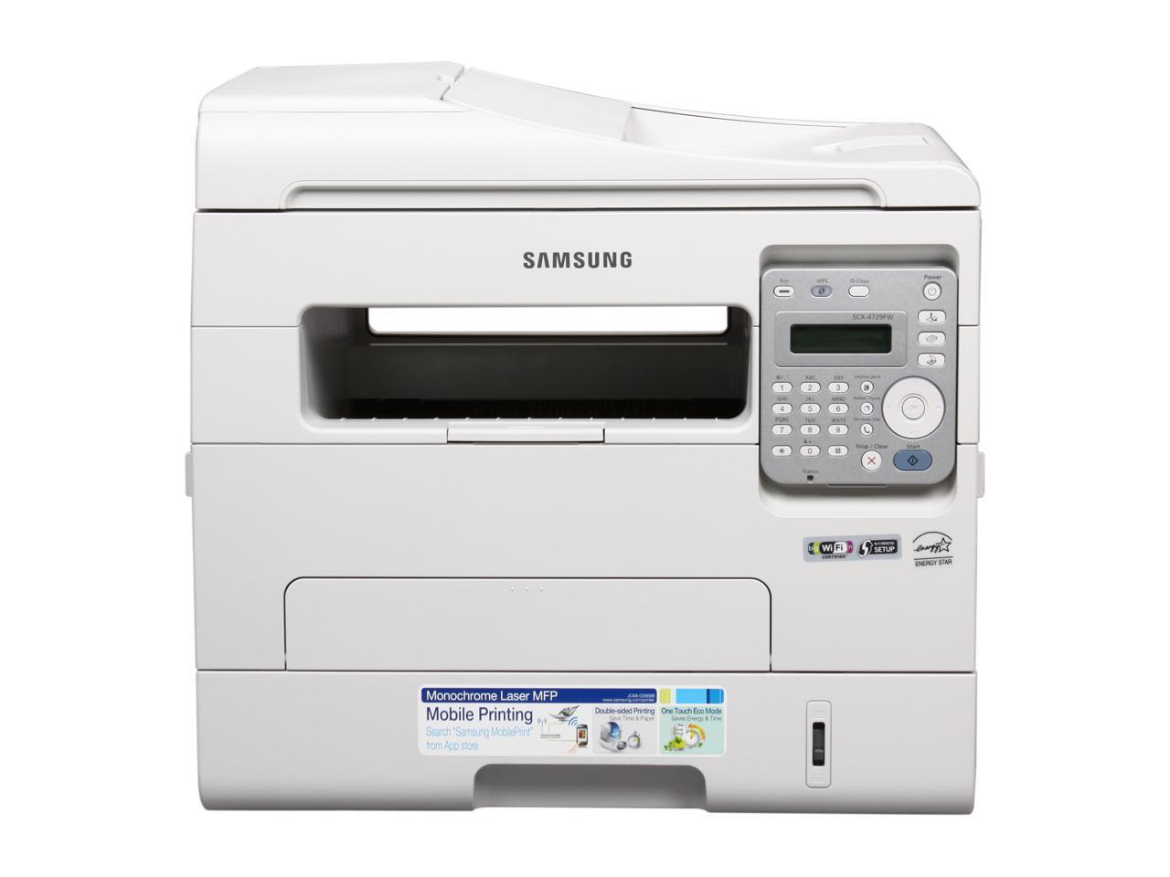 Samsung SCX-4729FW MFC / All-In-One Monochrome Ethernet (RJ-45) / USB ...