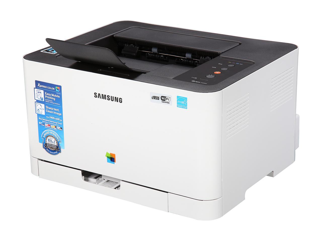 SS230G Samsung Xpress C430W Wireless Color Laser Printer with Simple NFC WiFi Connectivity and Built-in Ethernet Dash Replenishment Enabled 