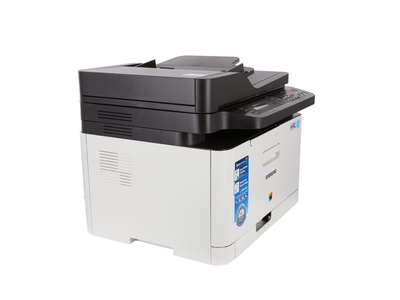 Used Like New Samsung Xpress Sl C480fw Wireless Multifunction Color Laser Printer Newegg Com