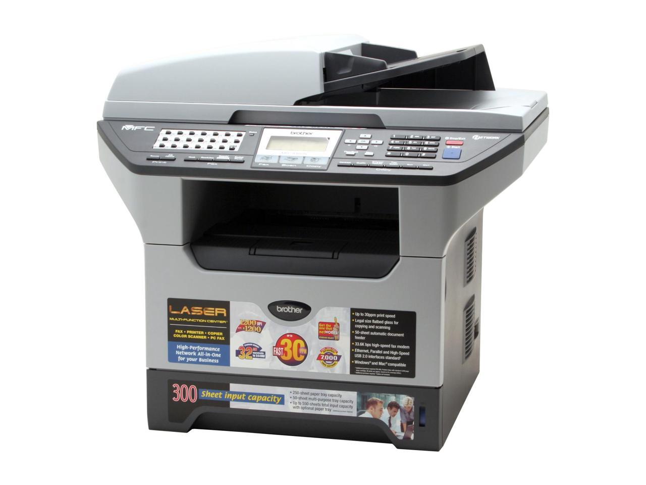 Used Very Good Brother Mfc Series Mfc 8460n Mfc All In One Monochrome Laser Printer Newegg Com