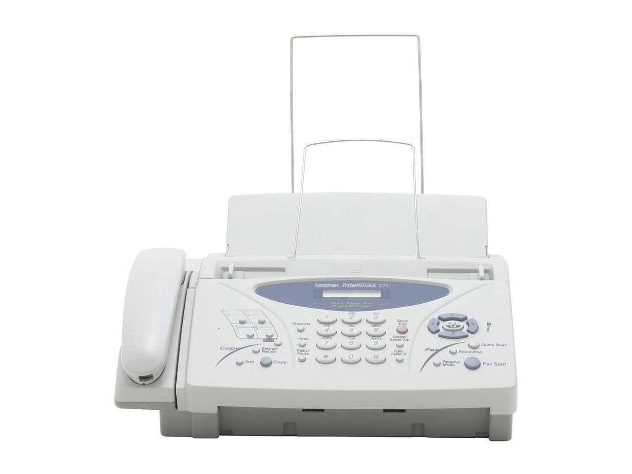 brother IntelliFax775 Fax Copier PH 512 10 Page ADF Dial w/Caller ID