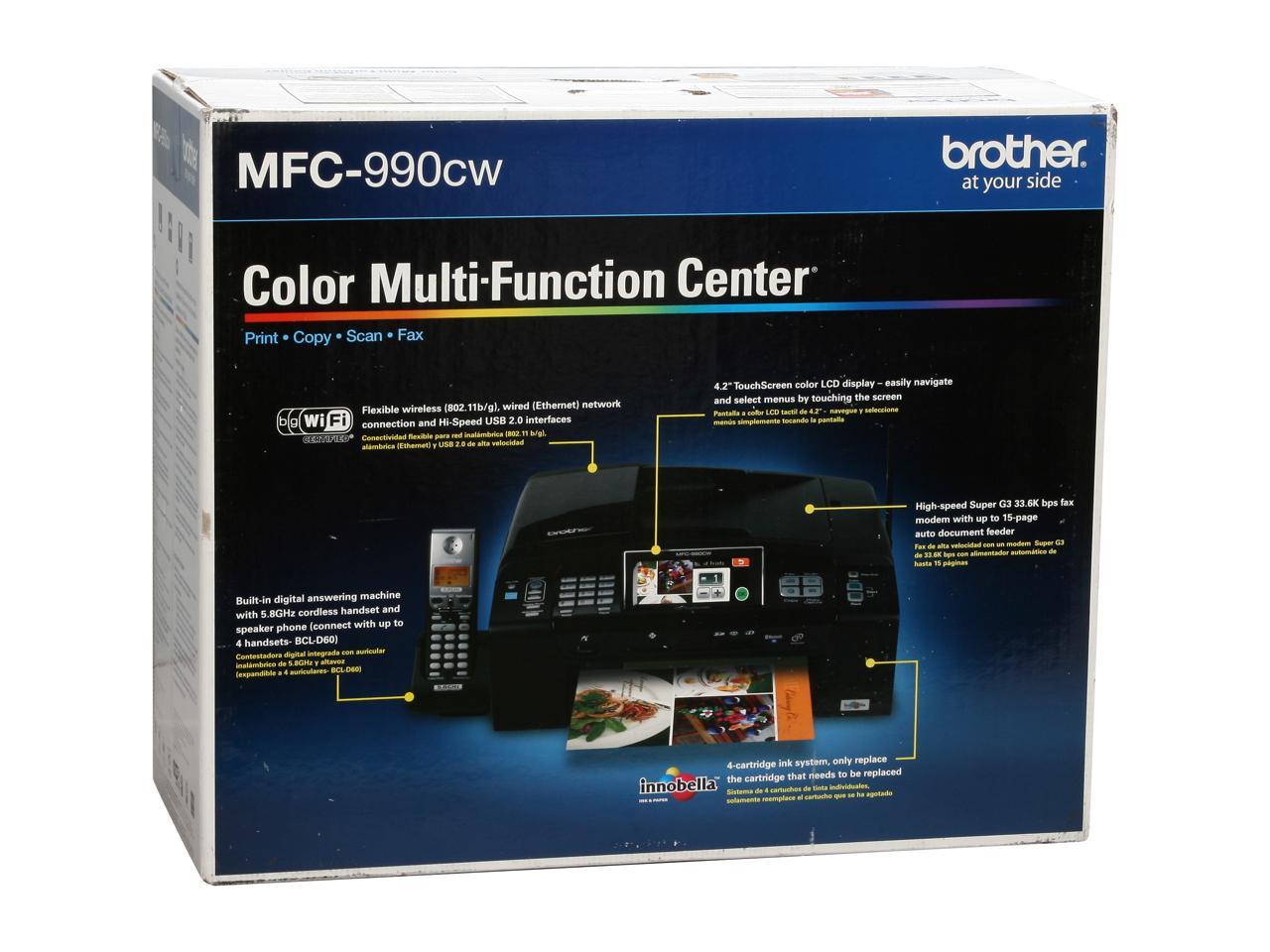 Open Box Brother Mfc Series Mfc Cw Bluetooth Ethernet Rj Usb Wi Fi Inkjet Mfc