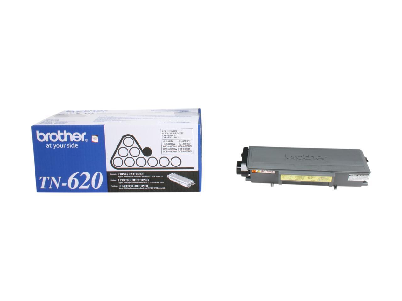 Brother TN620 Toner Cartridge - Black - Newegg.com