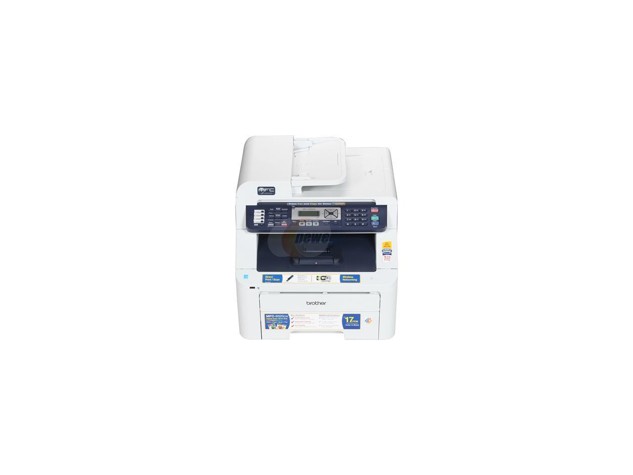 Brother Mfc Series Mfc 93cw Digital Color All In One Printer With Wireless Networking Newegg Com