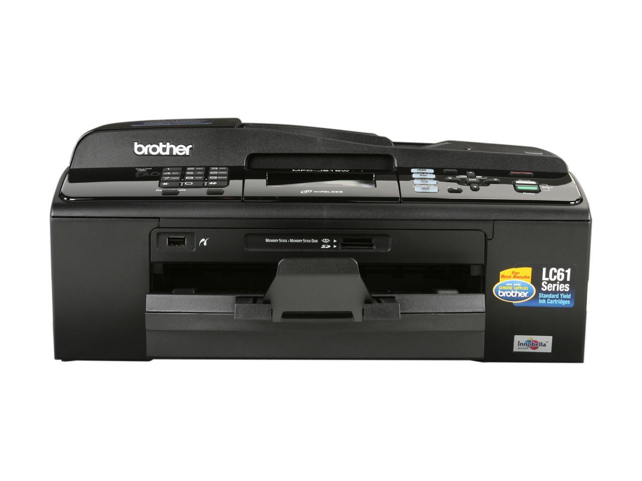 Brother Professional Series MFCJ615W Inkjet AllinOne Printer with up