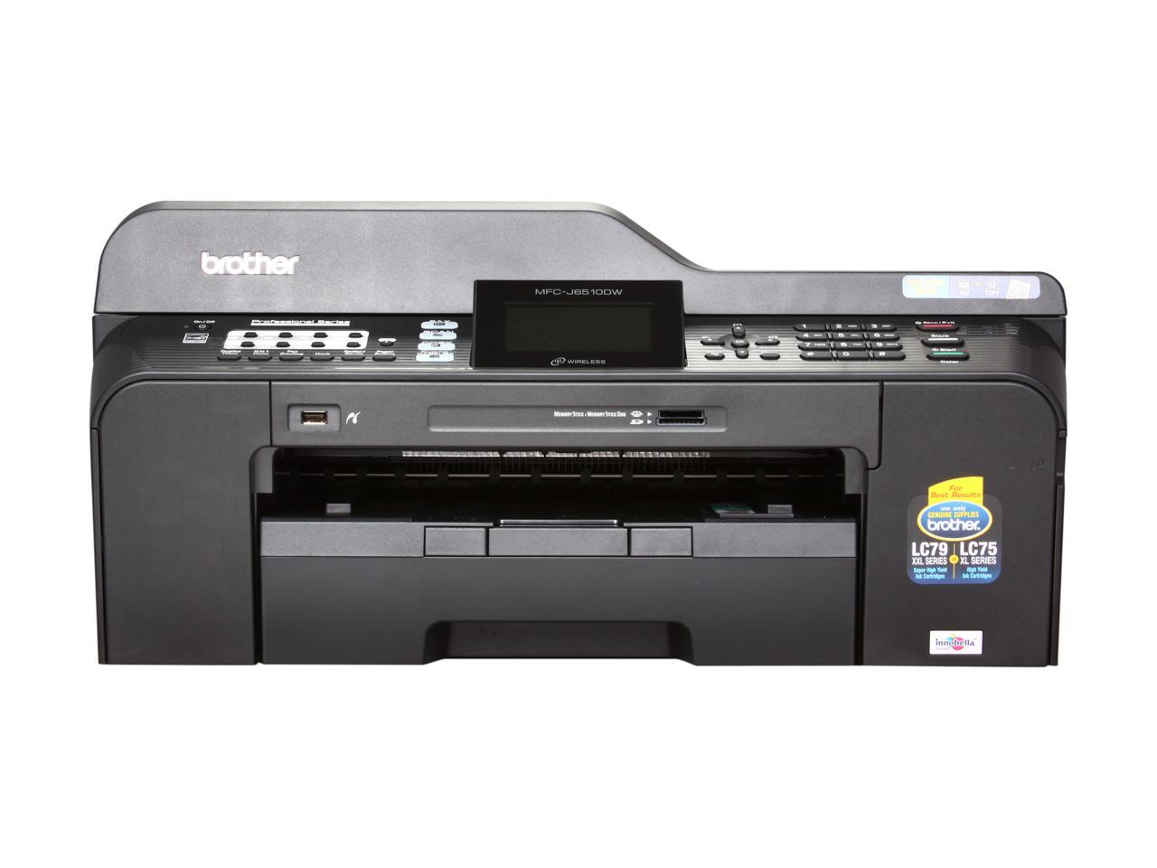 Brother Professional Series Mfc J6510dw Inkjet All In One Printer With Up To 11 X 17 Duplex 4629
