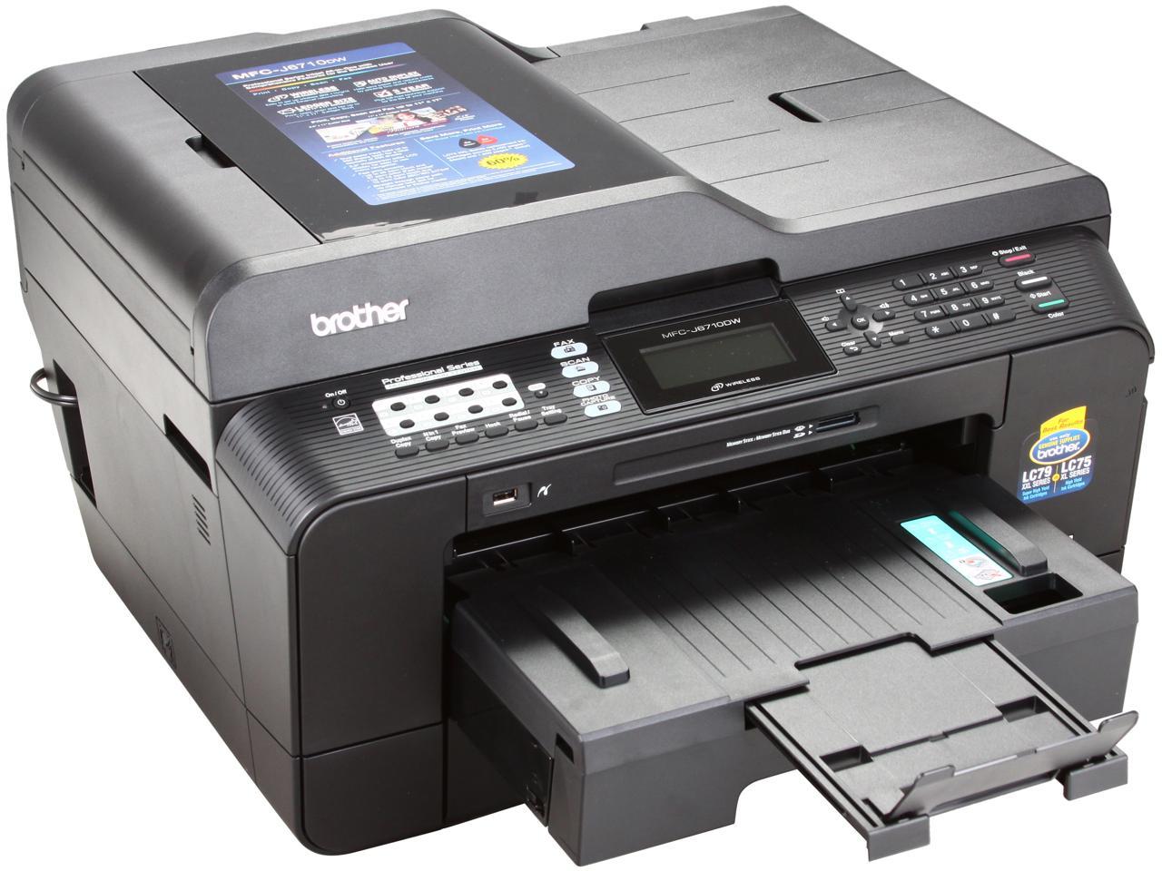 Brother Professional Series Mfc J6710dw Inkjet All In One Printer With Up To 11 X 17 Duplex 0534