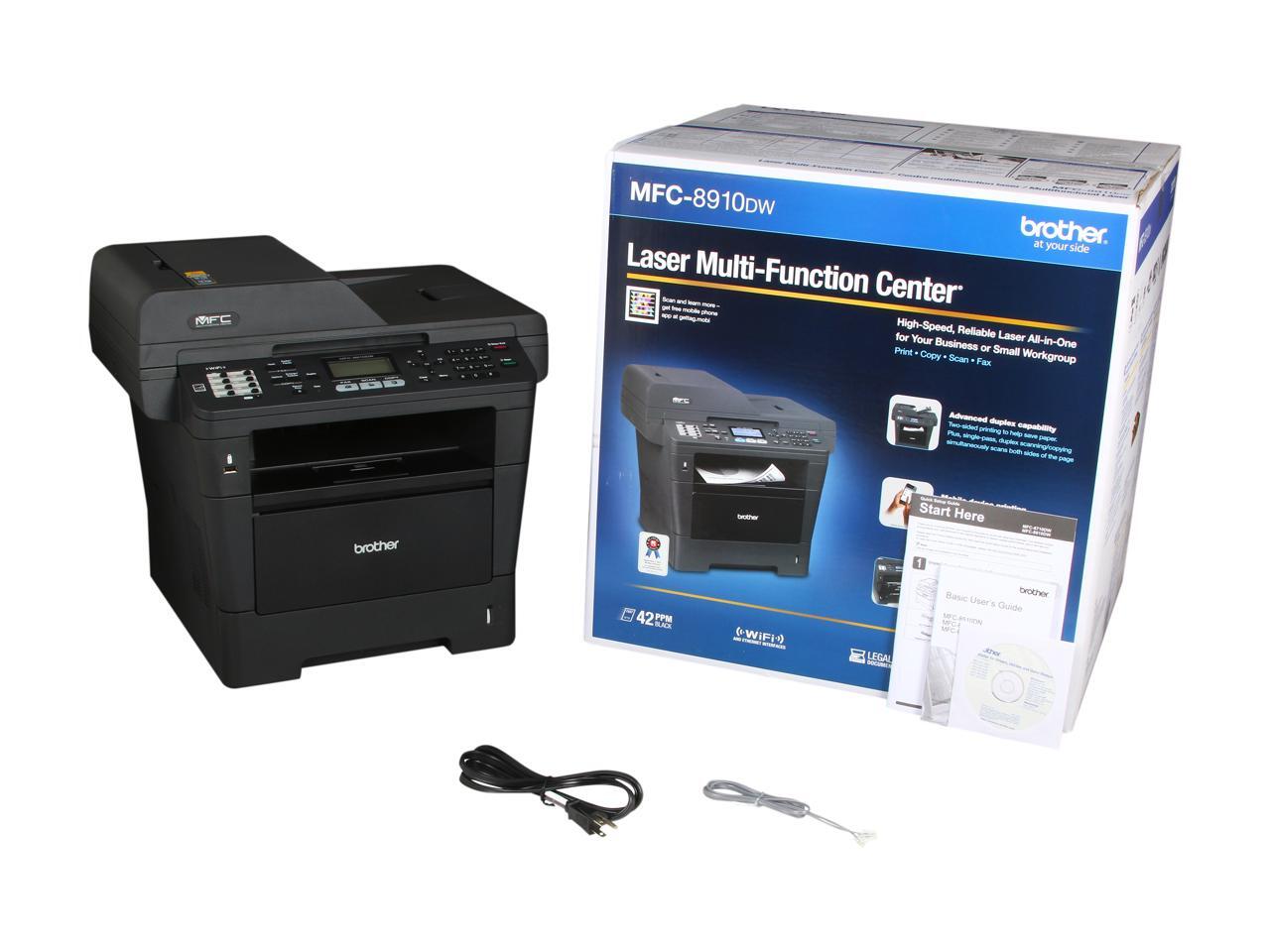 Brother MFC8910DW High Speed AllInOne Laser Printer with Wireless