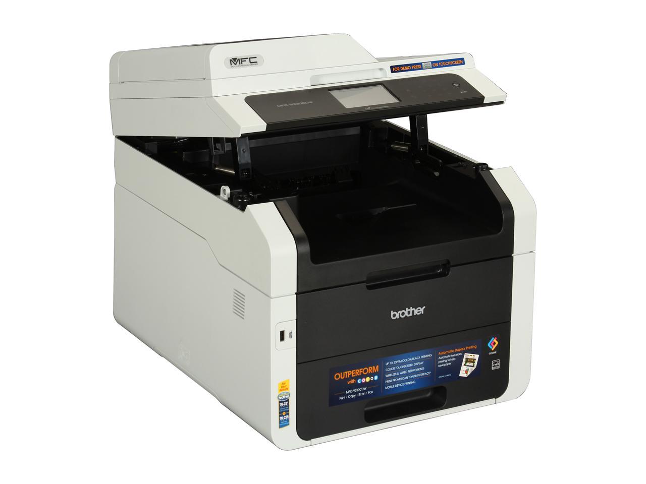 Brother Mfc 9330cdw Duplex Wireless Usb Color All In One Laser Printer Newegg Com