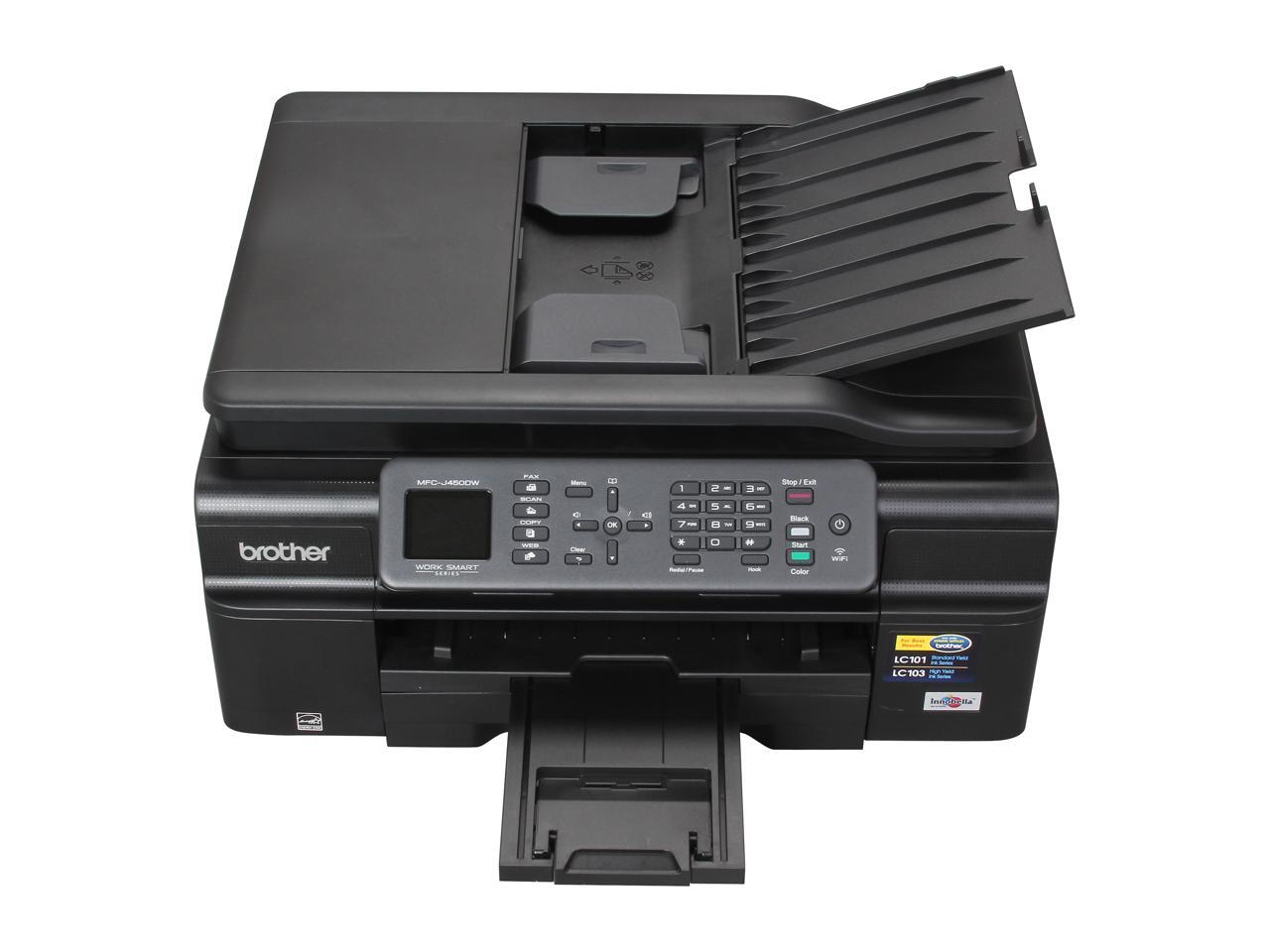 Brother MFCJ450dw 6000 x 1200 dpi USB / Wireless Duplex InkJet MFP