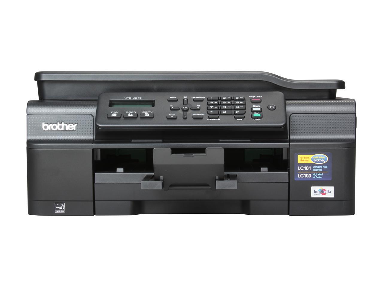 Brother MFCJ245 InkJet MFP Color Printer
