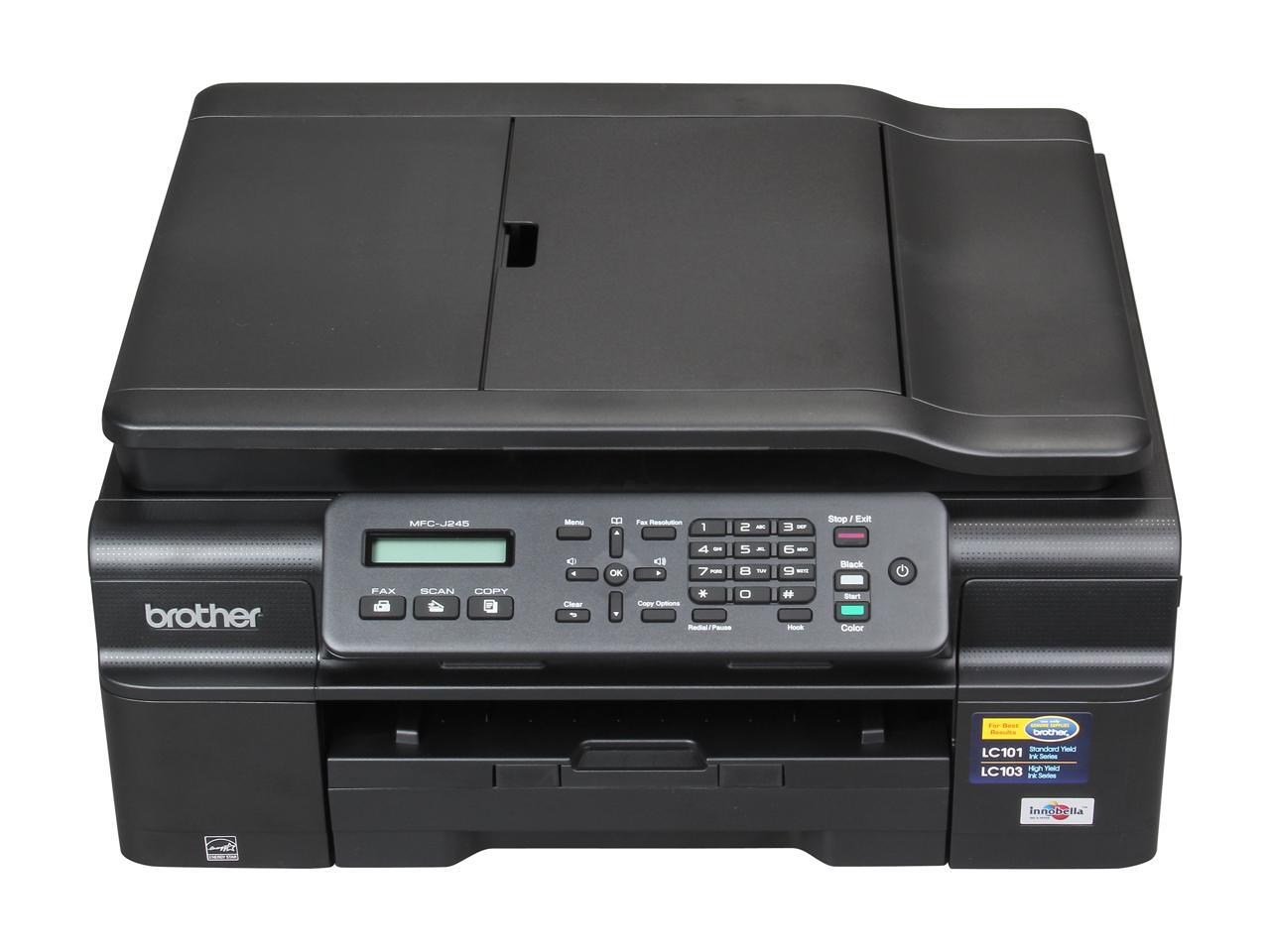 Brother MFCJ245 InkJet MFP Color Printer