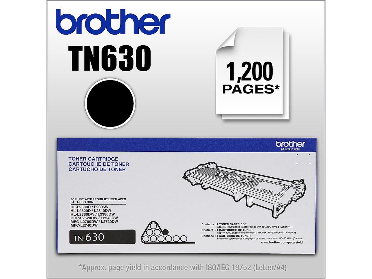 Brother TN630 Toner Cartridge Black Newegg.ca