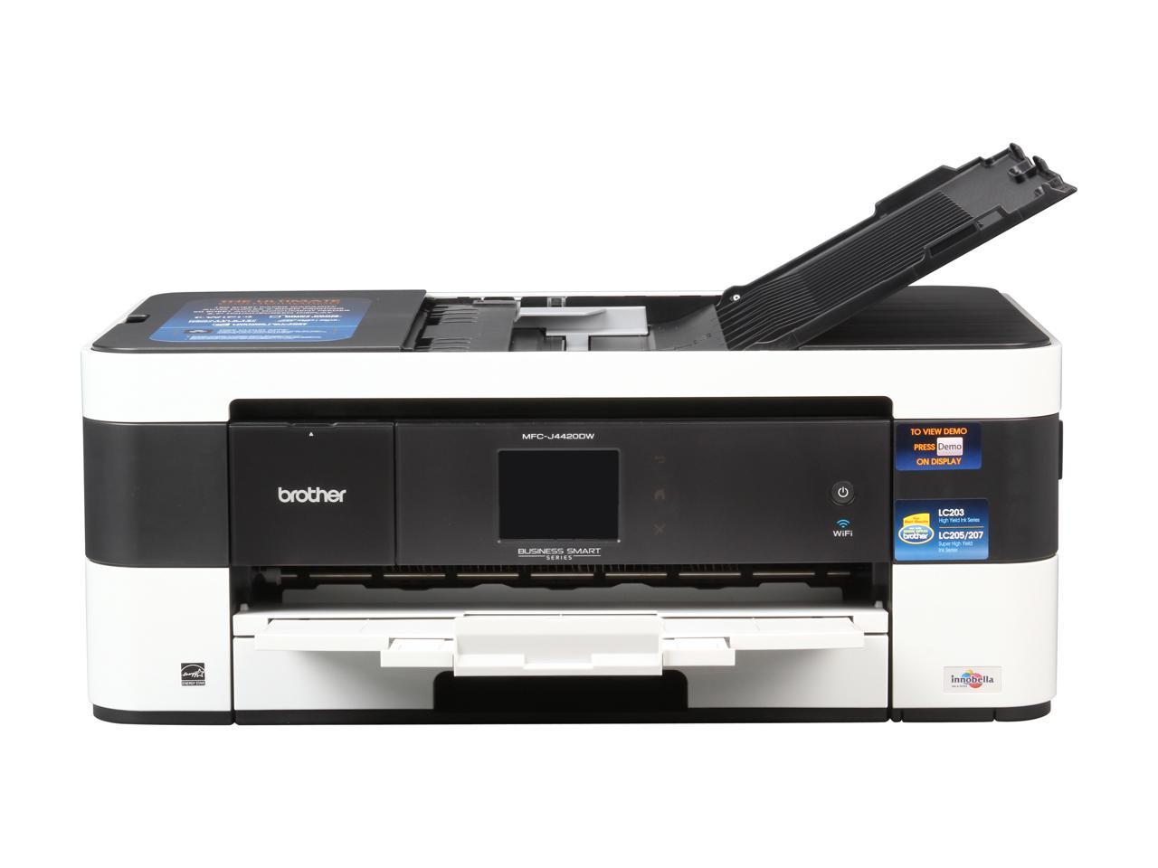 Brother Mfc J4420dw Business Smart All In One Inkjet Printer With Up To 11x17 Printing Neweggca 6514