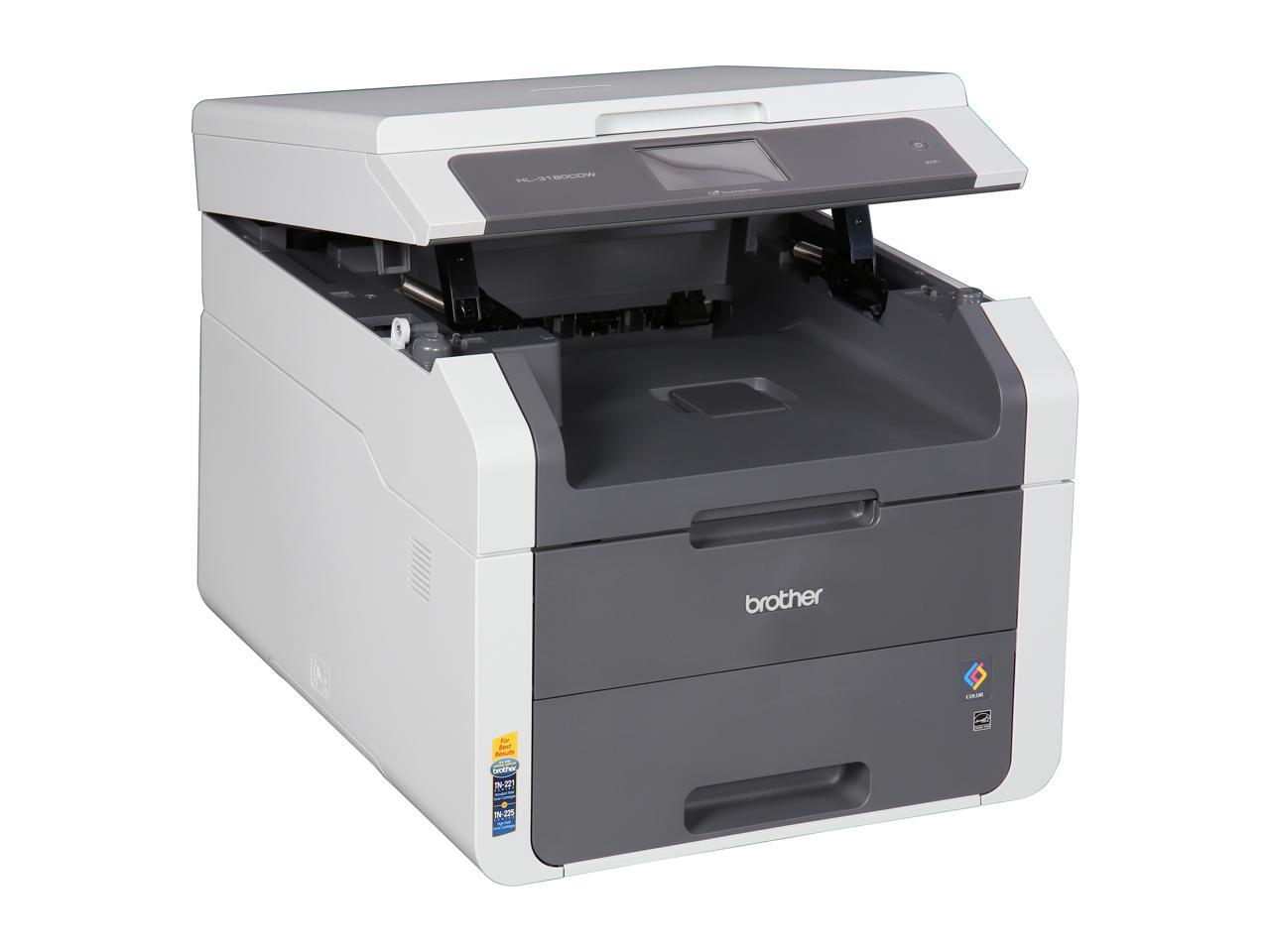 Brother HL3180CDW Duplex Wireless USB Color Laser Printer Newegg.ca