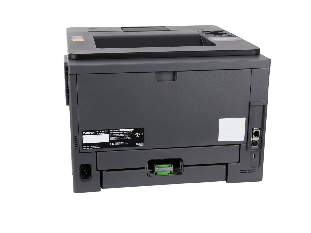 Brother HL-L5200DW Monochrome Laser Printer with Wireless Networking ...