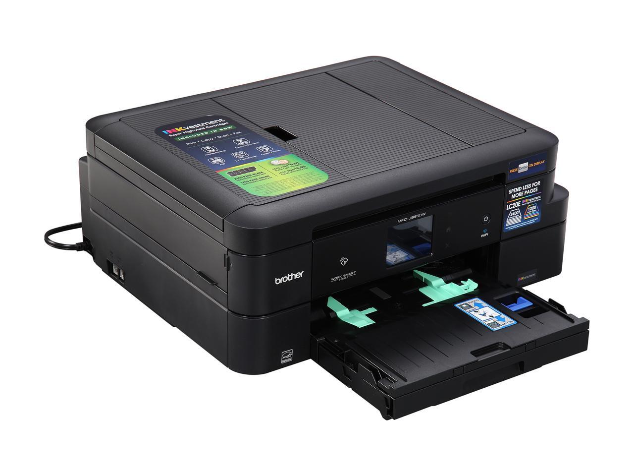 Brother MFCJ985DW Work Smart Color AllinOne Inkjet Printer with